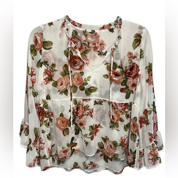 Show Me Your Mumu NWT Viola Peasant Top sz M - Picture 11 of 13